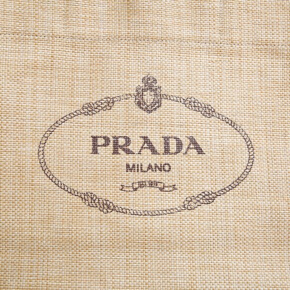 PRADA Large Raffia Tote Bag - Picture 3 of 13